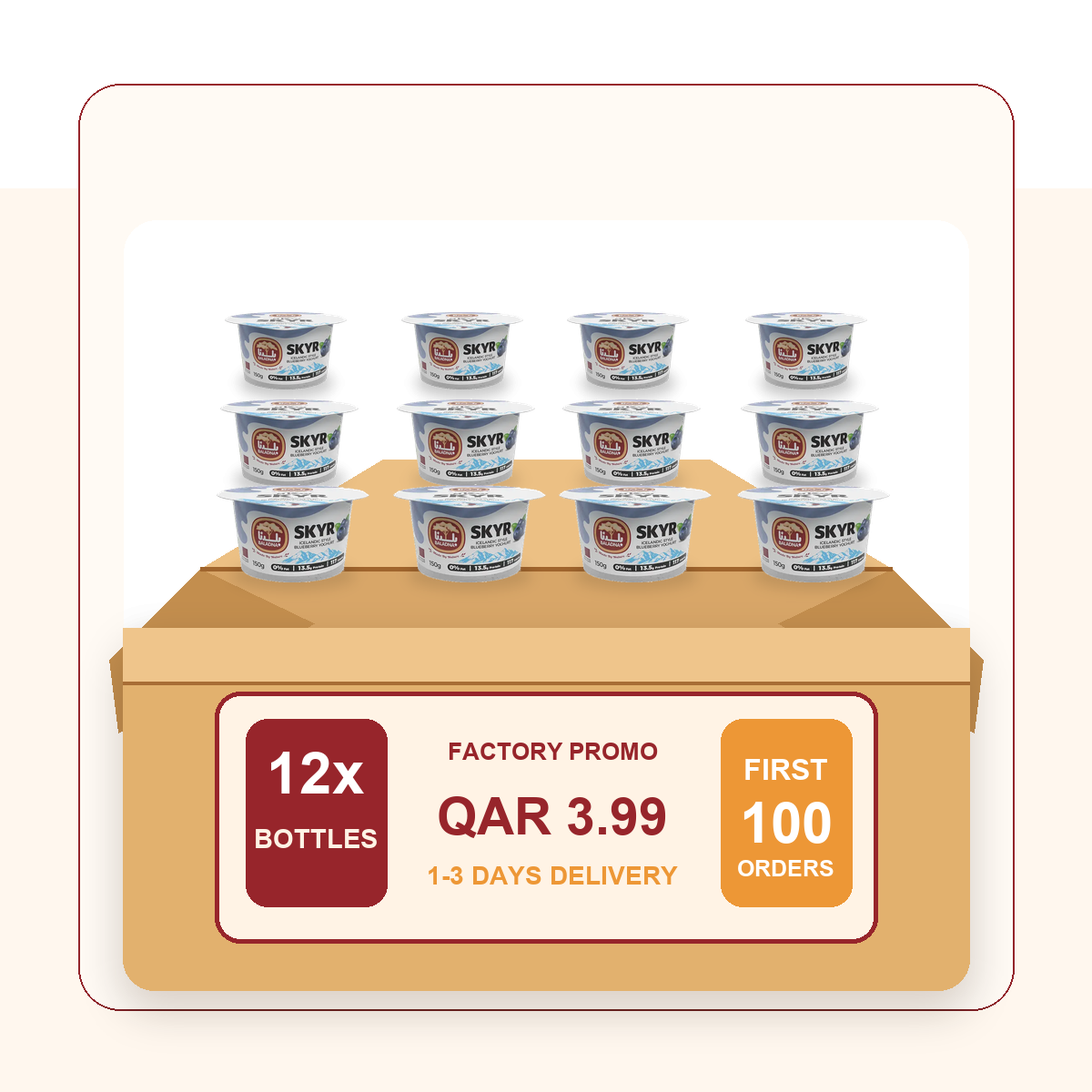 Blueberry Skyr Yoghurt